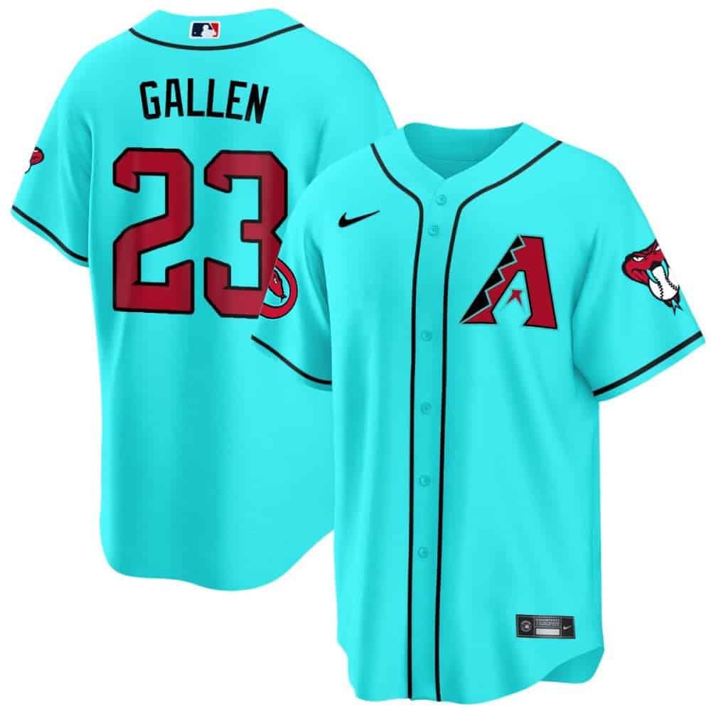 Men Arizona Diamondback #23 Gallen Light Blue 2024 Nike Cool Base MLB Jersey->indianapolis colts->NFL Jersey